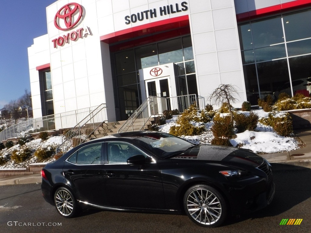 2015 IS 250 AWD - Obsidian / Black photo #2