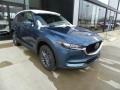 2021 Eternal Blue Mica Mazda CX-5 Touring AWD  photo #1