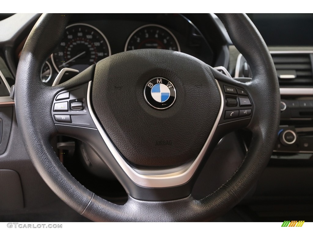2017 3 Series 330i xDrive Sedan - Black Sapphire Metallic / Saddle Brown photo #7