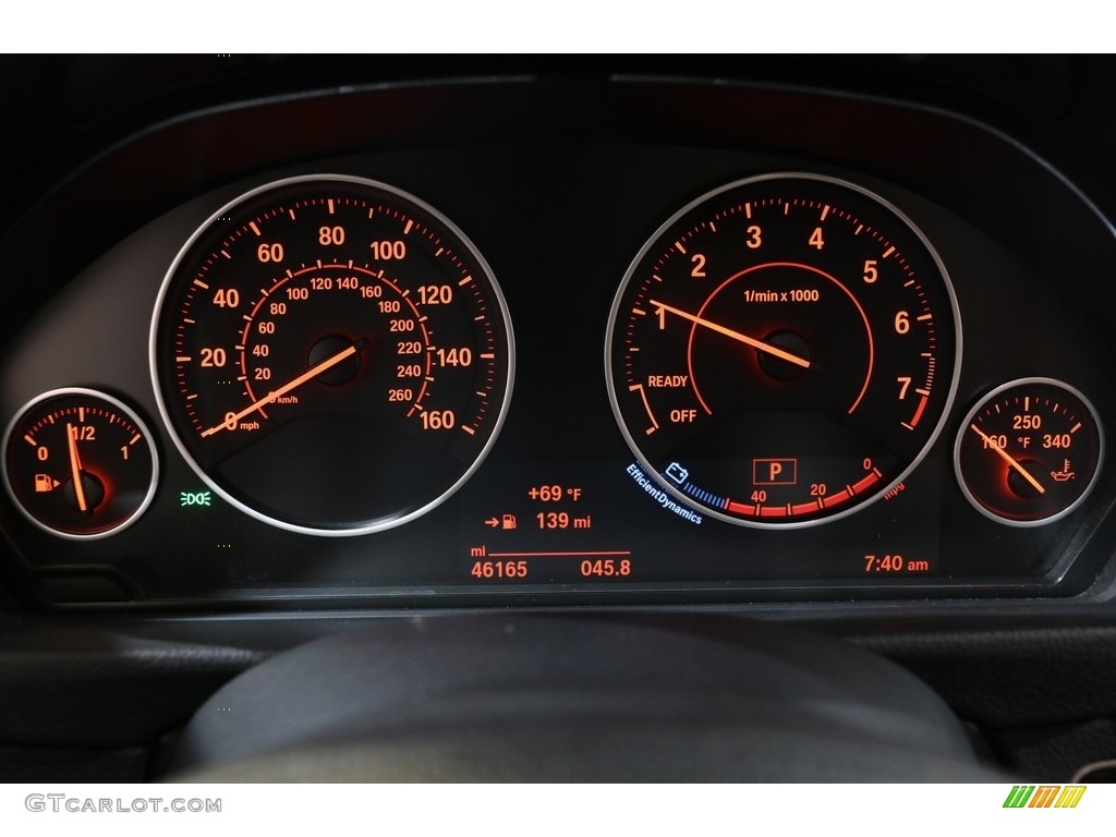 2017 3 Series 330i xDrive Sedan - Black Sapphire Metallic / Saddle Brown photo #9