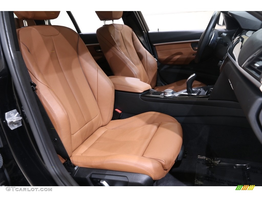 2017 3 Series 330i xDrive Sedan - Black Sapphire Metallic / Saddle Brown photo #19