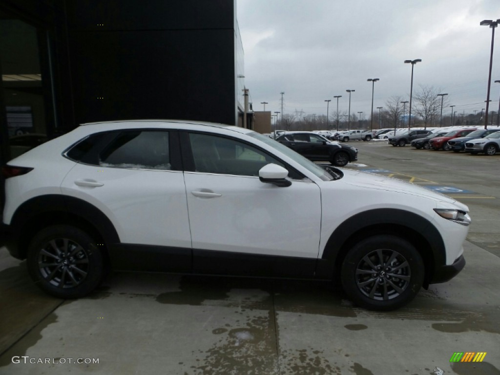 2021 CX-30 AWD - Snowflake White Pearl Mica / Black photo #3