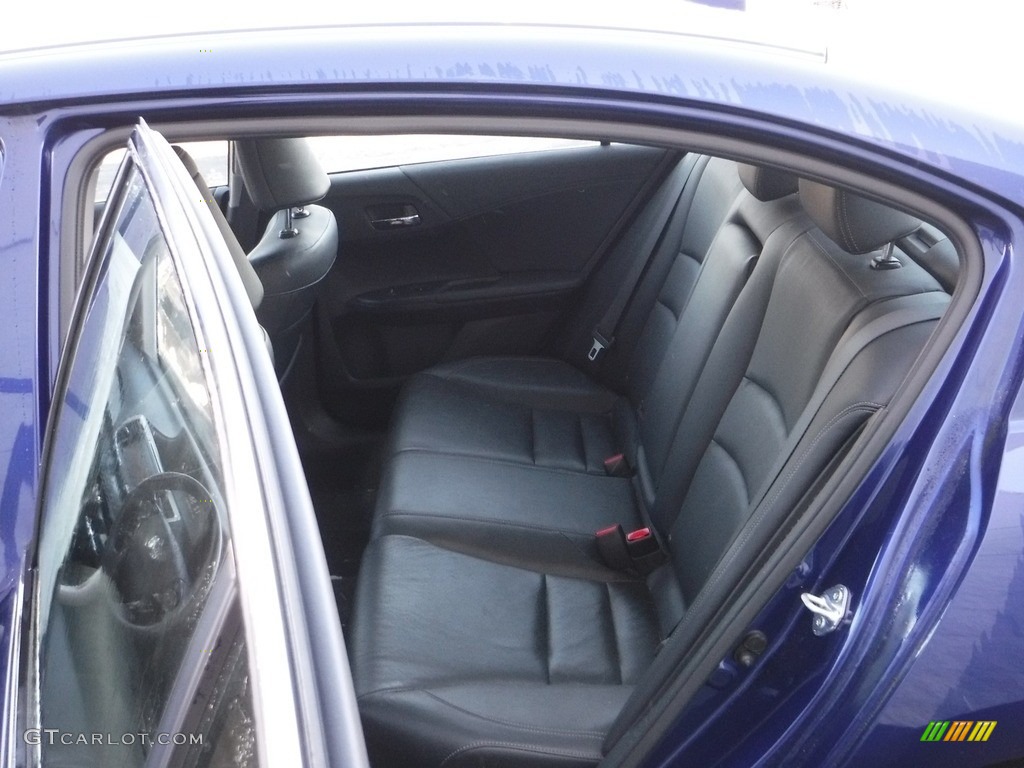2017 Accord Hybrid Touring Sedan - Vortex Blue Pearl / Black photo #24
