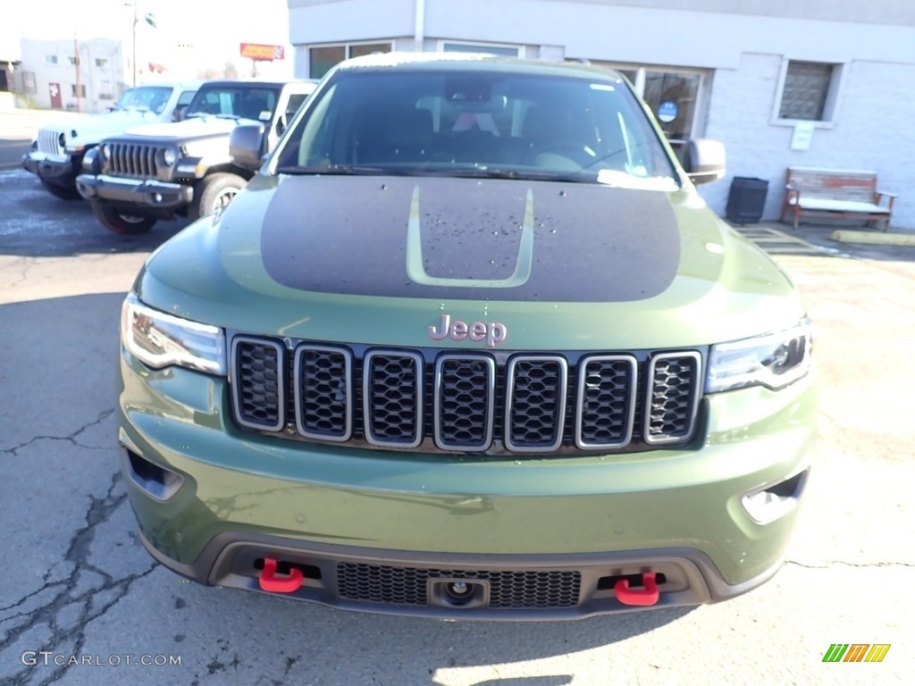 Green Metallic 2021 Jeep Grand Cherokee Trailhawk 4x4 Exterior Photo #140854681