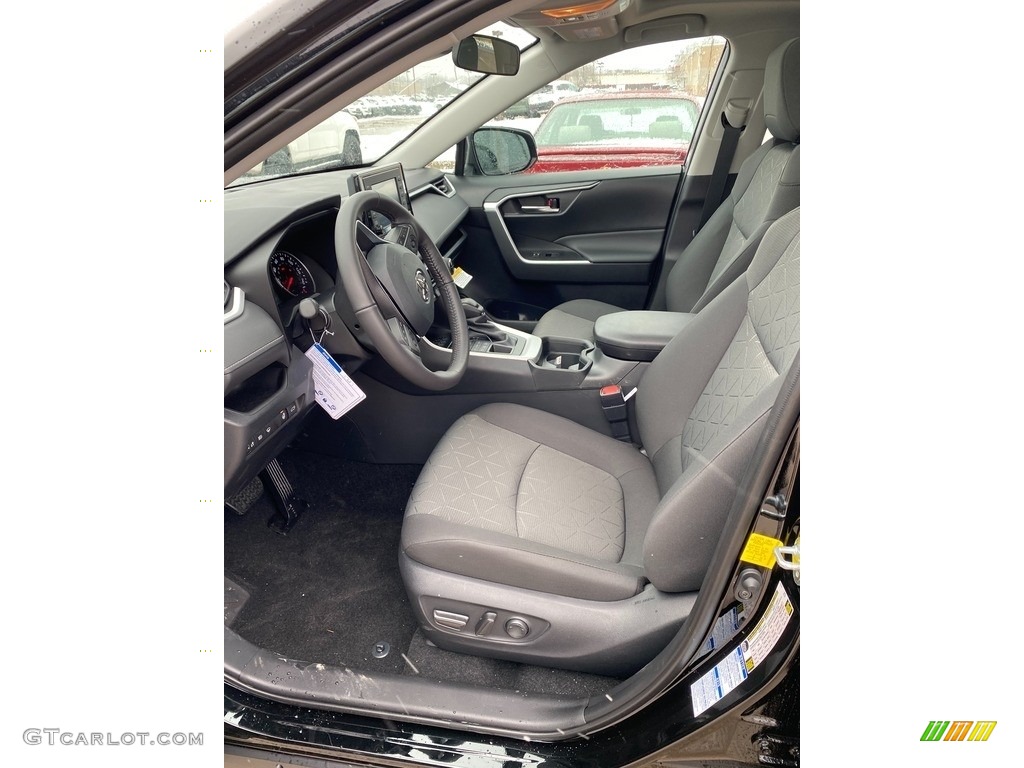 2021 RAV4 XLE AWD - Midnight Black Metallic / Black photo #2