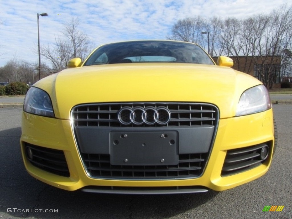 2009 TT 2.0T Coupe - Imola Yellow / Black photo #4