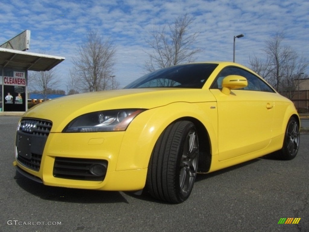 Imola Yellow 2009 Audi TT 2.0T Coupe Exterior Photo #140855539