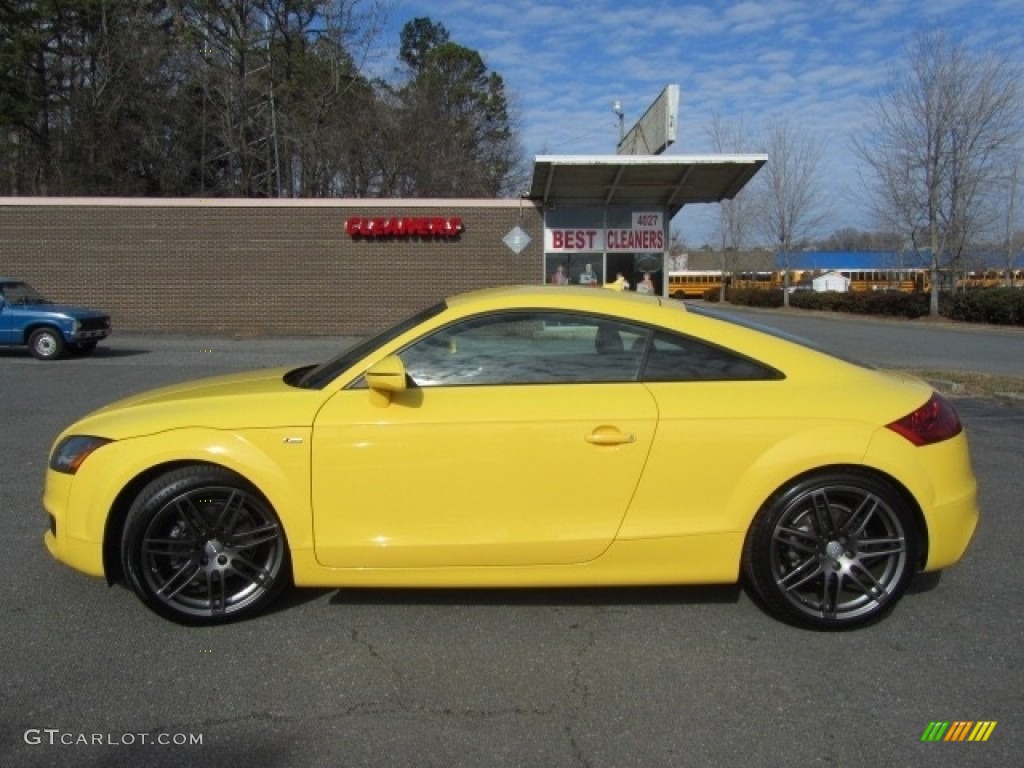 Imola Yellow 2009 Audi TT 2.0T Coupe Exterior Photo #140855563