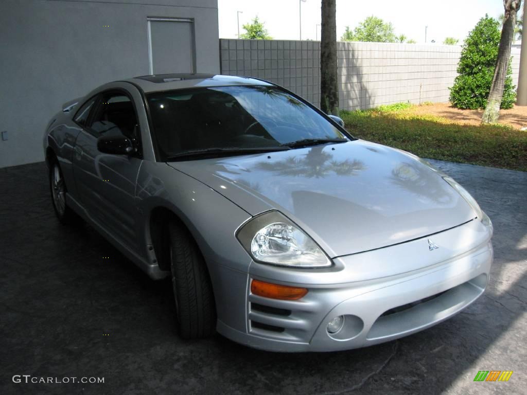 2003 Eclipse GT Coupe - Sterling Silver Metallic / Midnight photo #4