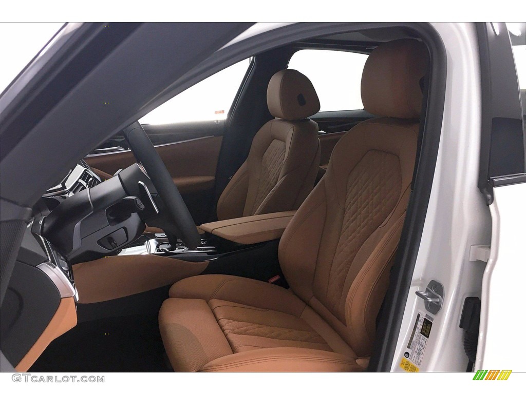 2021 5 Series 540i Sedan - Alpine White / Cognac photo #9