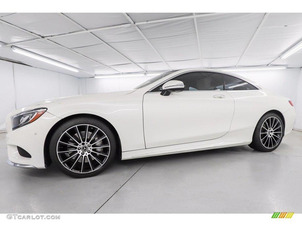 2017 S 550 4Matic Coupe - designo Diamond White Metallic / designo Porcelain/Espresso photo #13