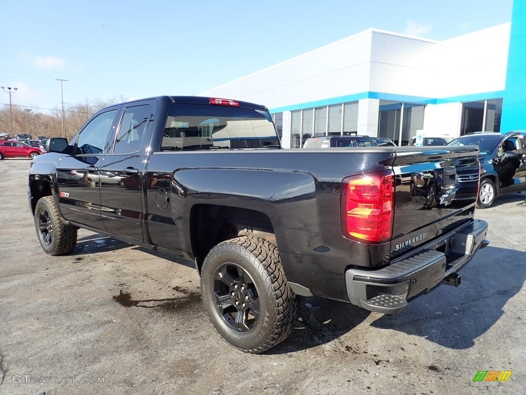 2015 Silverado 1500 LT Double Cab 4x4 - Black / Jet Black photo #4