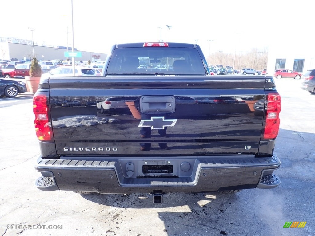 2015 Silverado 1500 LT Double Cab 4x4 - Black / Jet Black photo #6