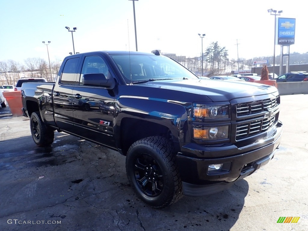 2015 Silverado 1500 LT Double Cab 4x4 - Black / Jet Black photo #10