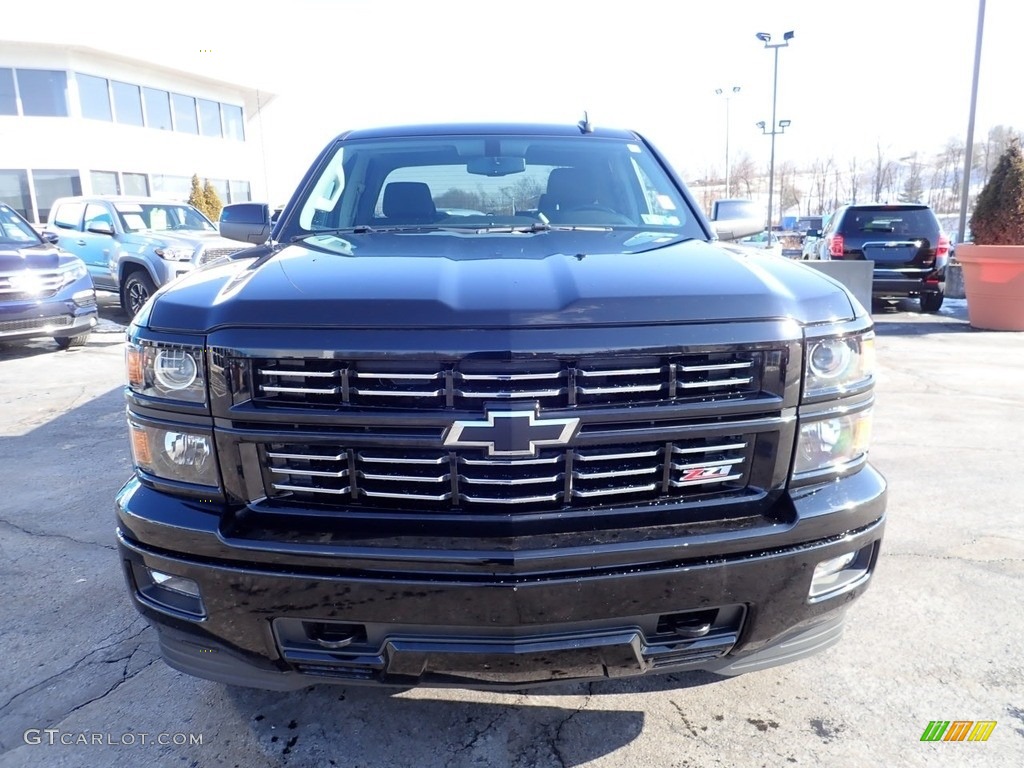 2015 Silverado 1500 LT Double Cab 4x4 - Black / Jet Black photo #12