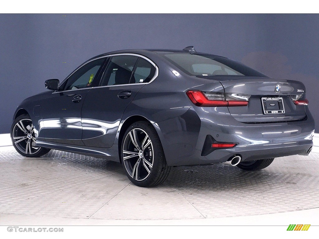 2021 3 Series 330e Sedan - Mineral Gray Metallic / Black photo #3