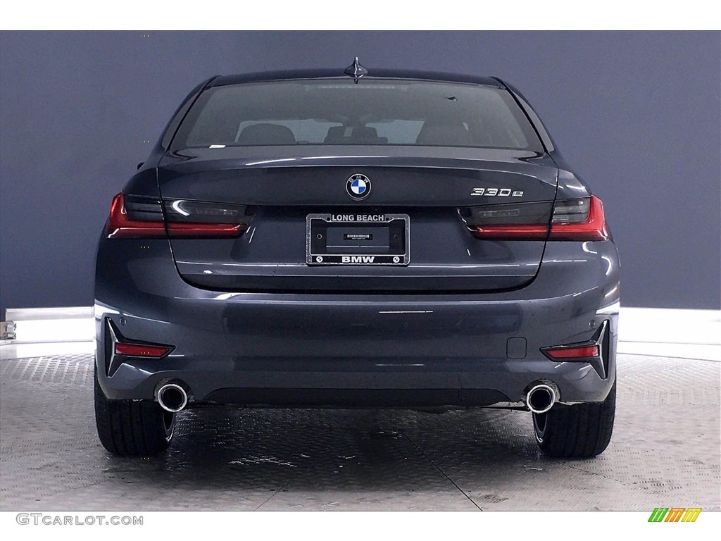 2021 3 Series 330e Sedan - Mineral Gray Metallic / Black photo #4