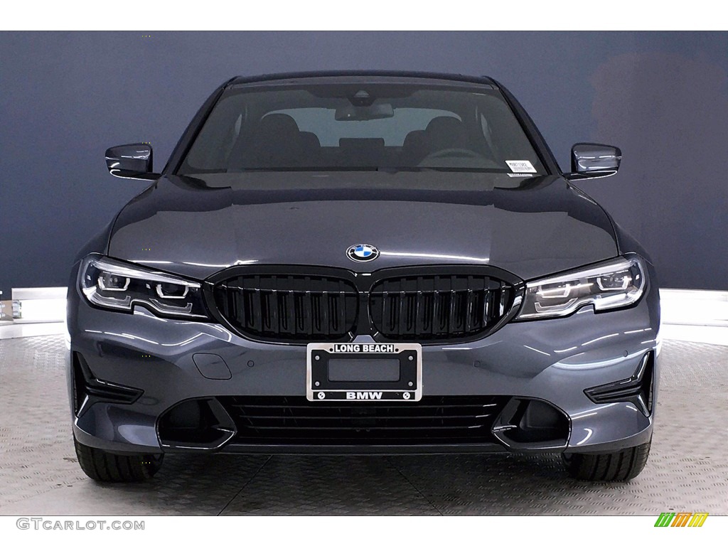 2021 3 Series 330i Sedan - Mineral Gray Metallic / Black photo #2