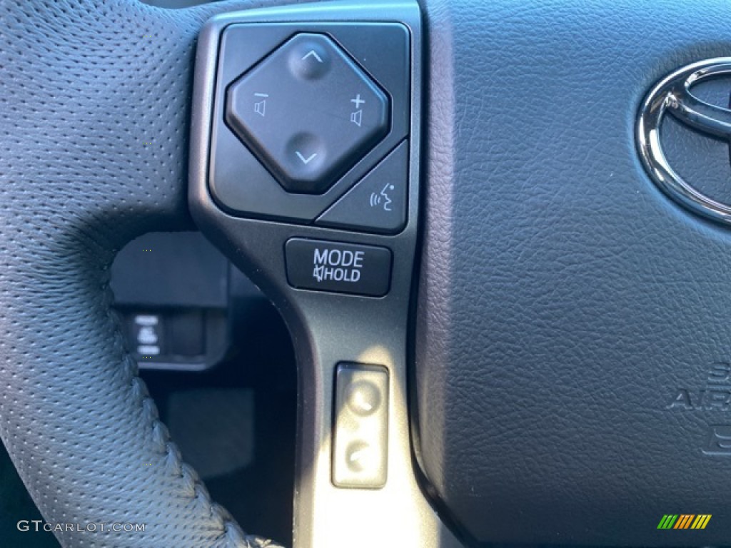 2021 Toyota Tacoma TRD Pro Double Cab 4x4 Black Steering Wheel Photo #140861153