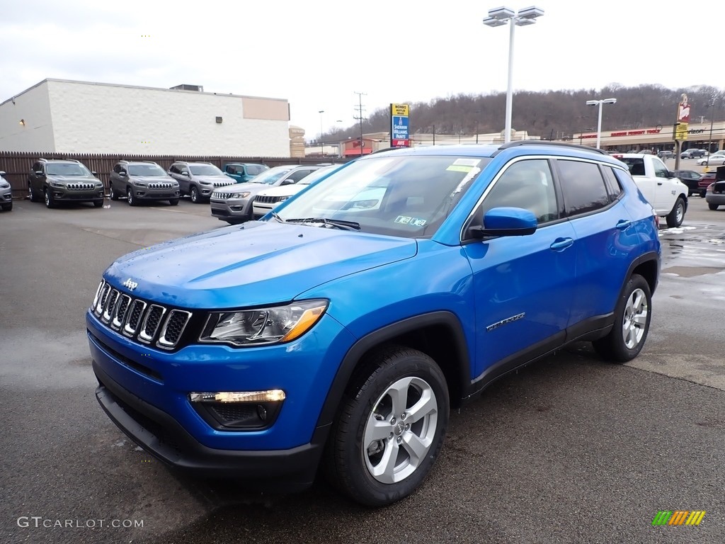 Laser Blue Pearl 2021 Jeep Compass Latitude 4x4 Exterior Photo #140862783