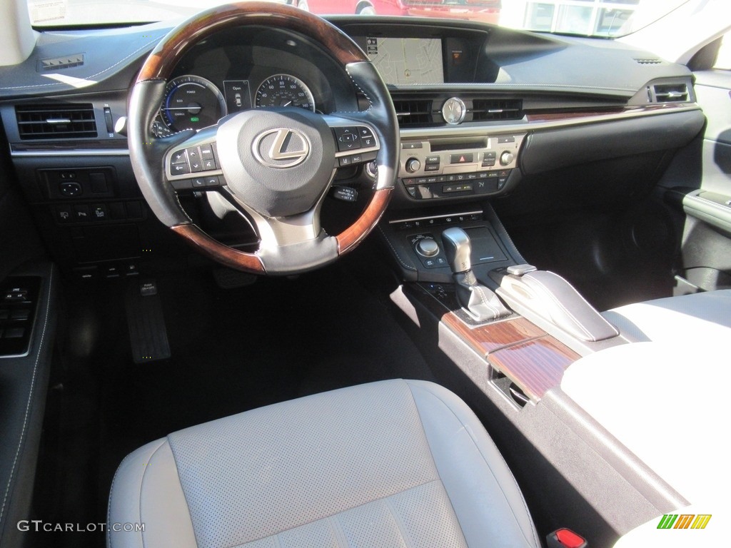 Stratus Gray Interior 2017 Lexus ES 300h Hybrid Photo #140863515