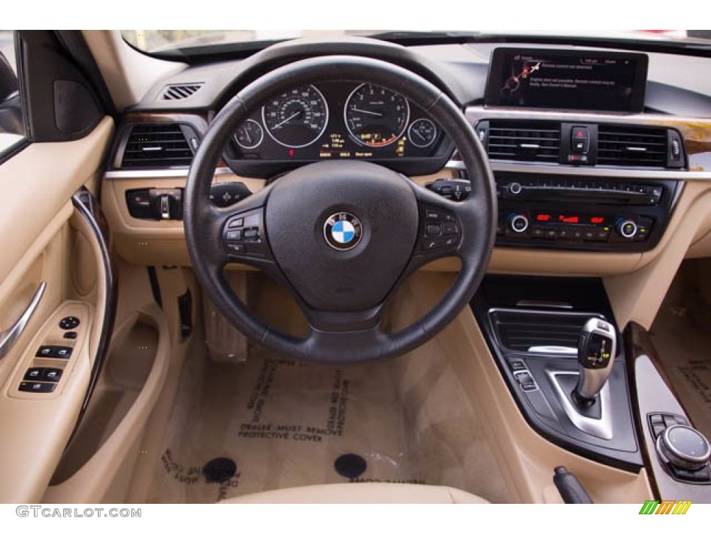 2014 3 Series 320i Sedan - Mineral Grey Metallic / Venetian Beige photo #5