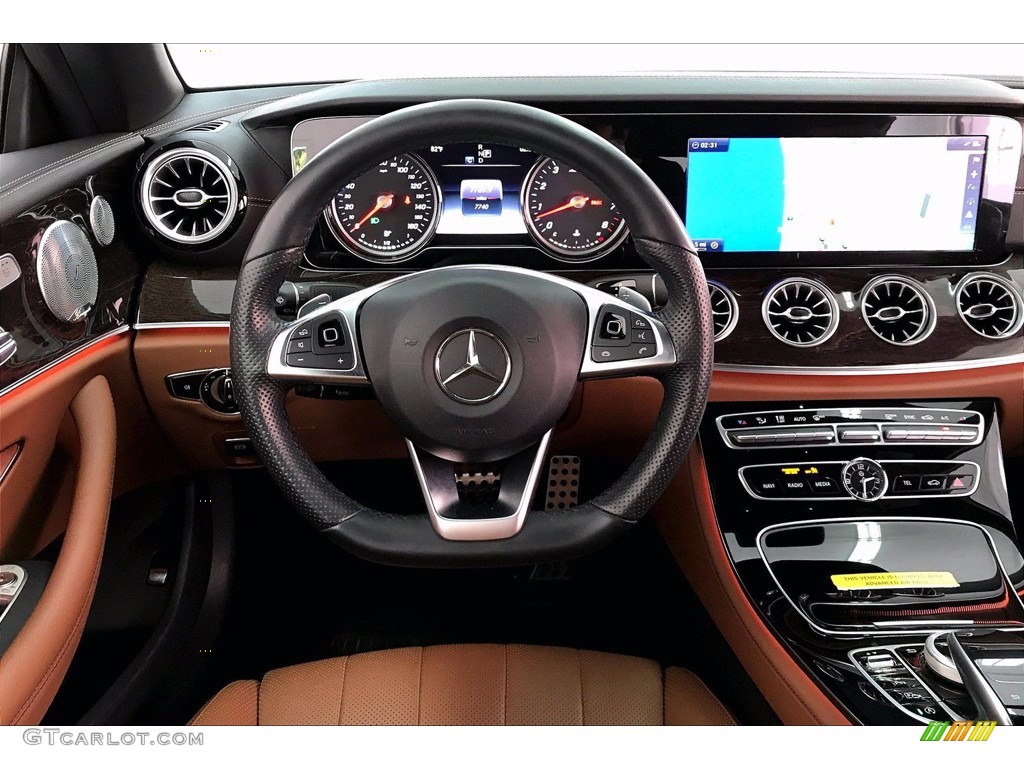 2018 E 400 Convertible - Emerald Green Metallic / Saddle Brown/Black photo #4