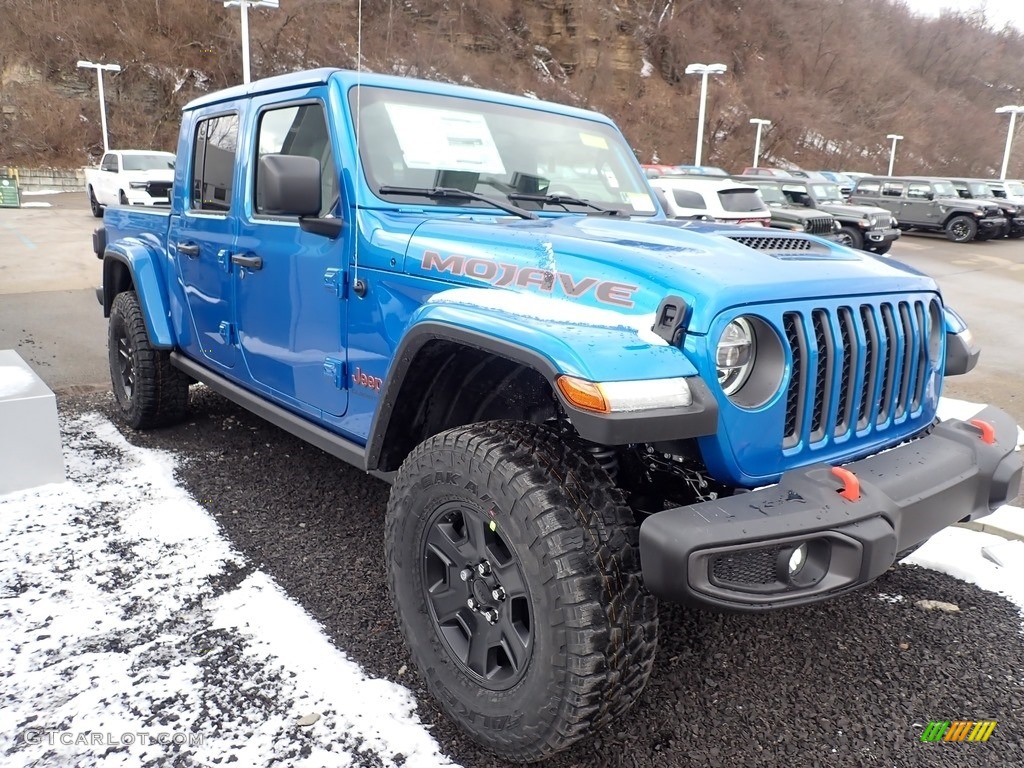 Hydro Blue Pearl 2021 Jeep Gladiator Mojave 4x4 Exterior Photo #140865399