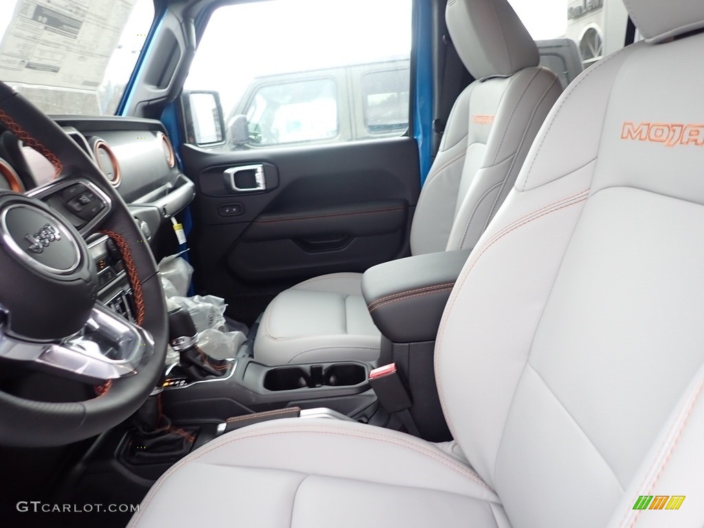 Black/Steel Gray Interior 2021 Jeep Gladiator Mojave 4x4 Photo #140865492