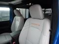 2021 Jeep Gladiator Black/Steel Gray Interior Front Seat Photo