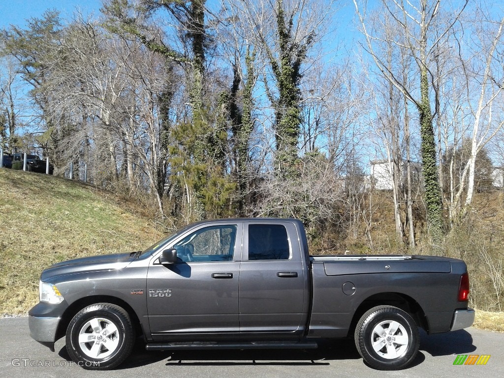 2018 1500 Tradesman Quad Cab - Granite Crystal Metallic / Black/Diesel Gray photo #1