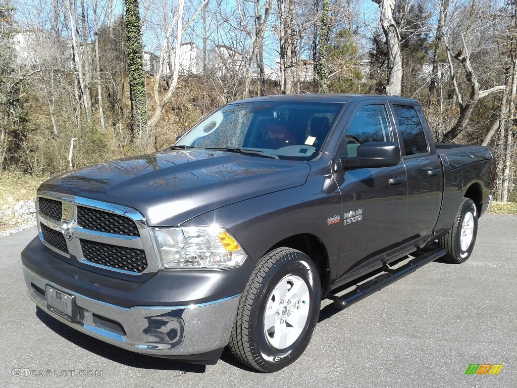 2018 1500 Tradesman Quad Cab - Granite Crystal Metallic / Black/Diesel Gray photo #3