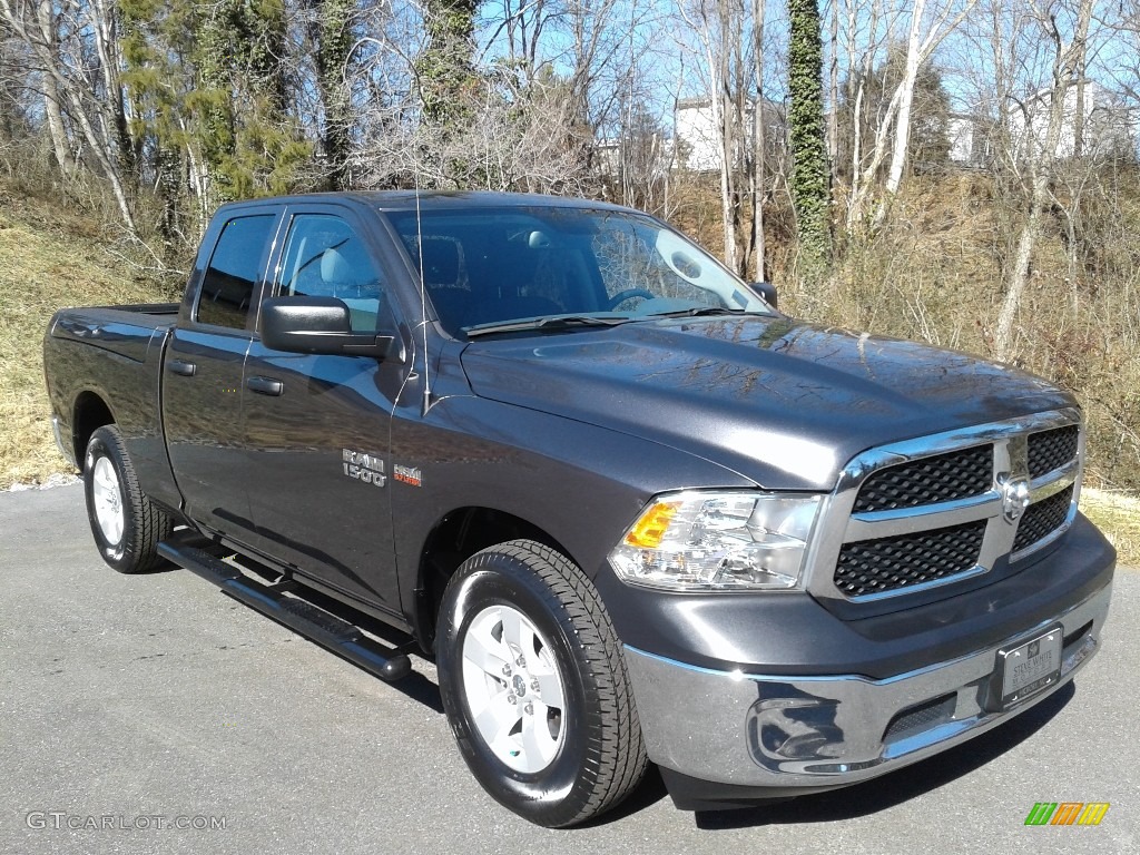 2018 1500 Tradesman Quad Cab - Granite Crystal Metallic / Black/Diesel Gray photo #5