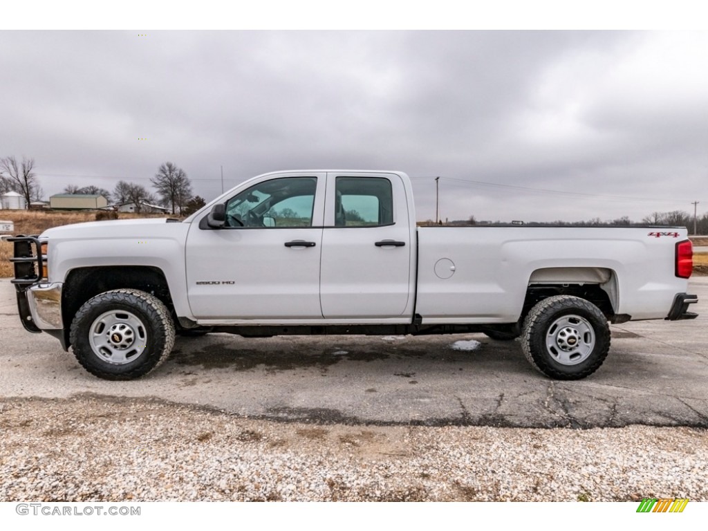 Summit White 2016 Chevrolet Silverado 2500HD WT Double Cab 4x4 Exterior Photo #140866876