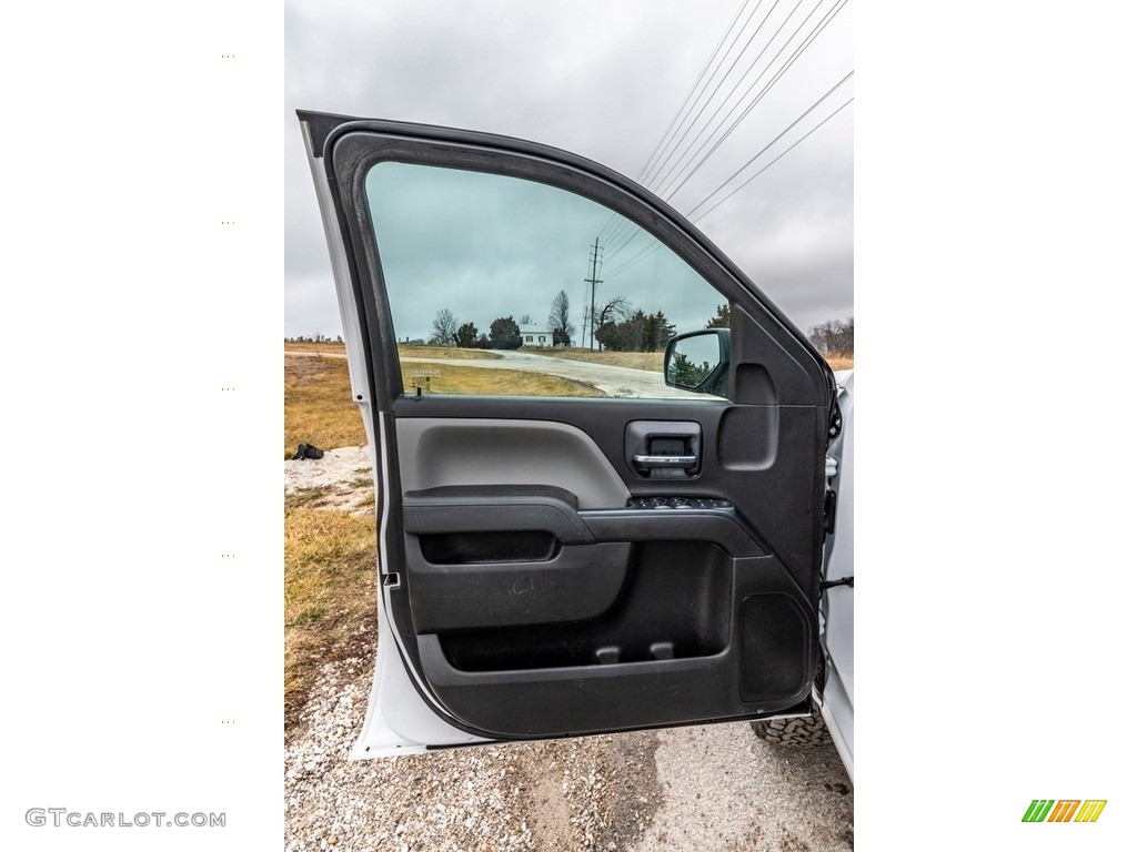 2016 Chevrolet Silverado 2500HD WT Double Cab 4x4 Dark Ash/Jet Black Door Panel Photo #140867210