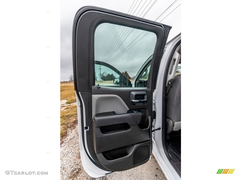 2016 Chevrolet Silverado 2500HD WT Double Cab 4x4 Dark Ash/Jet Black Door Panel Photo #140867234