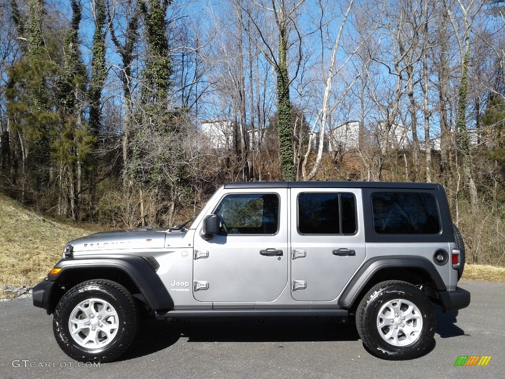 2021 Wrangler Unlimited Islander 4x4 - Billet Silver Metallic / Black photo #1