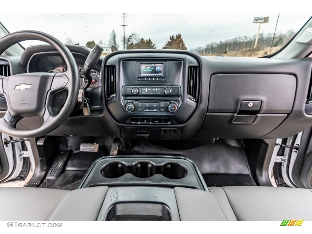 2016 Chevrolet Silverado 2500HD WT Double Cab 4x4 Dark Ash/Jet Black Dashboard Photo #140867462