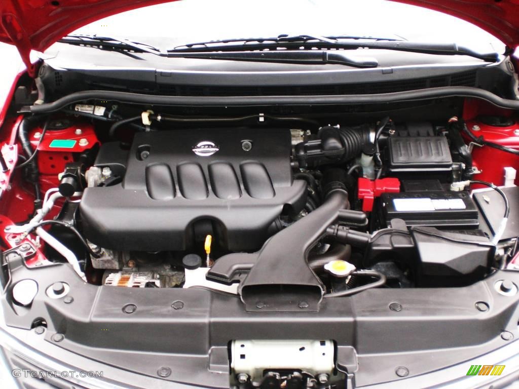 2008 Versa 1.8 S Hatchback - Red Alert / Charcoal photo #51