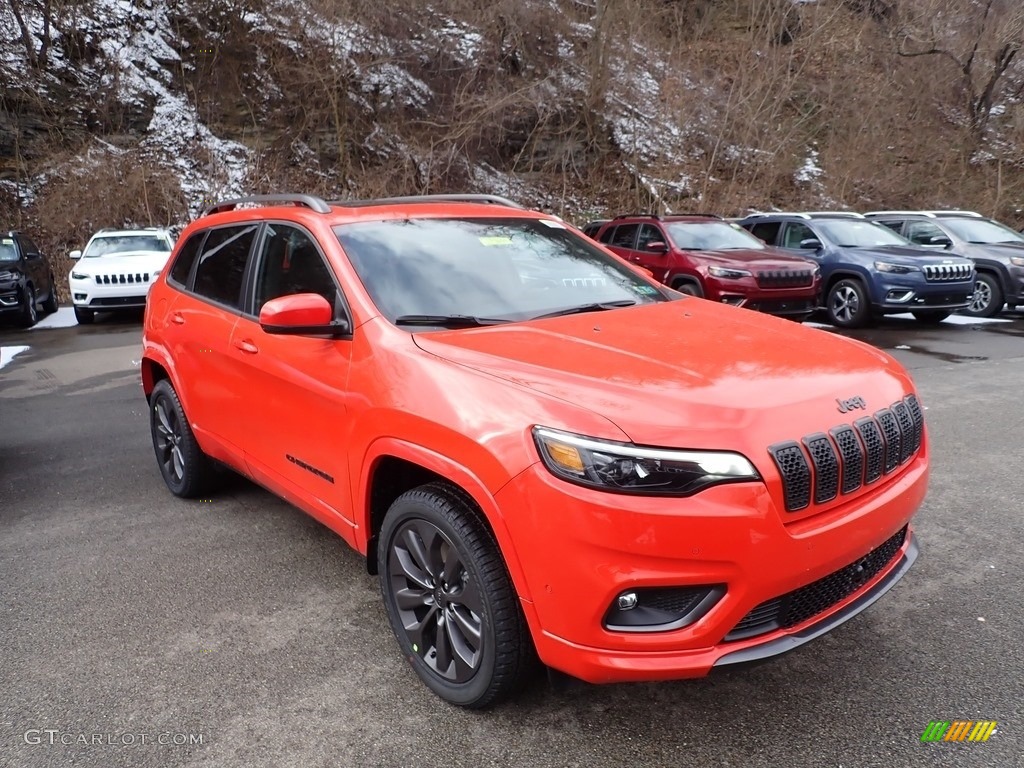 Spitfire Orange 2021 Jeep Cherokee Limited 4x4 Exterior Photo #140867662