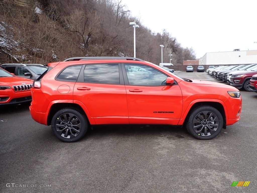 Spitfire Orange 2021 Jeep Cherokee Limited 4x4 Exterior Photo #140867801