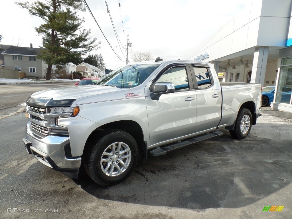 2020 Silverado 1500 LT Double Cab 4x4 - Silver Ice Metallic / Jet Black photo #1