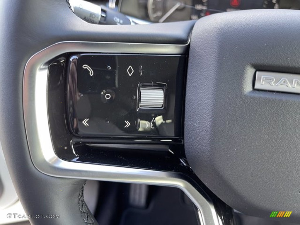 2021 Land Rover Range Rover Evoque S Cloud/Ebony Steering Wheel Photo #140871230