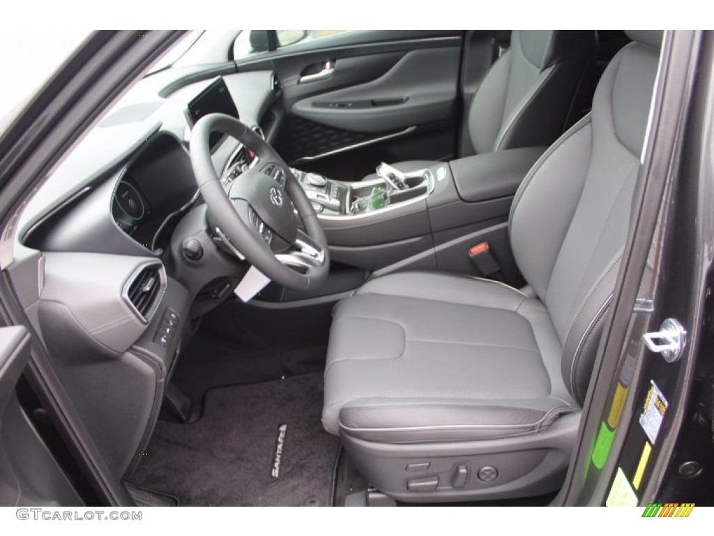 Gray Interior 2021 Hyundai Santa Fe Limited Photo #140871407