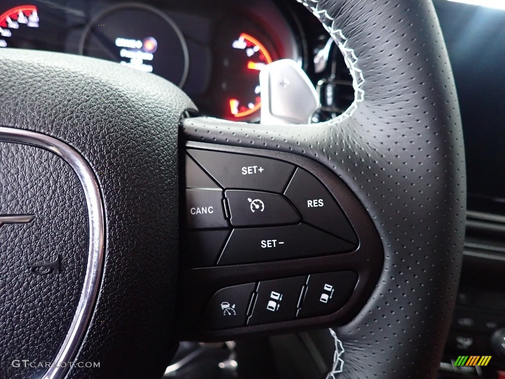 2021 Dodge Durango SRT 392 AWD Demonic Red/Black Steering Wheel Photo #140871656