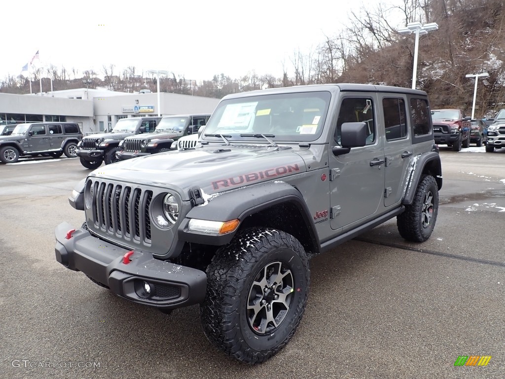 2021 Wrangler Unlimited Rubicon 4x4 - Sting-Gray / Black photo #1