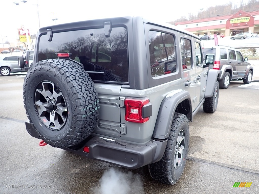 2021 Wrangler Unlimited Rubicon 4x4 - Sting-Gray / Black photo #5