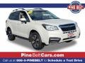 2018 Crystal White Pearl Subaru Forester 2.5i Premium  photo #1