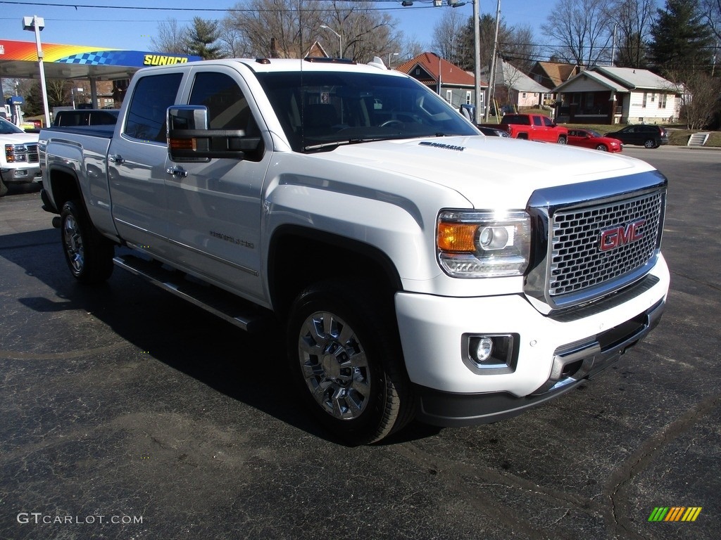 Summit White 2016 GMC Sierra 2500HD Denali Crew Cab 4x4 Exterior Photo #140873108