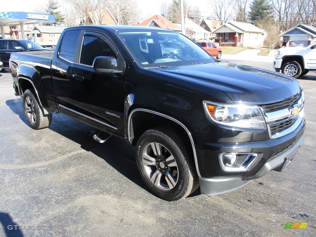 Black 2015 Chevrolet Colorado LT Extended Cab 4WD Exterior Photo #140874107